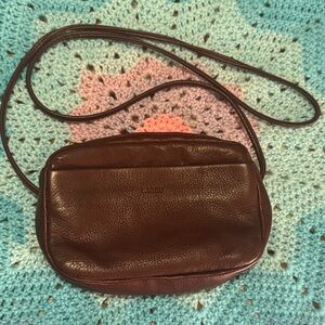 Mini BAGGU Leather Crossbody